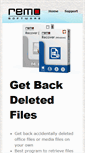 Mobile Screenshot of getbackdeletedfiles.com